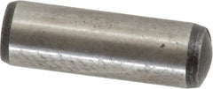 Value Collection - 8mm Diam x 25mm Pin Length Alloy Steel Pull Out Dowel Pin - C 57-63 Hardness, 1 Rounded & 1 Threaded End - A1 Tooling