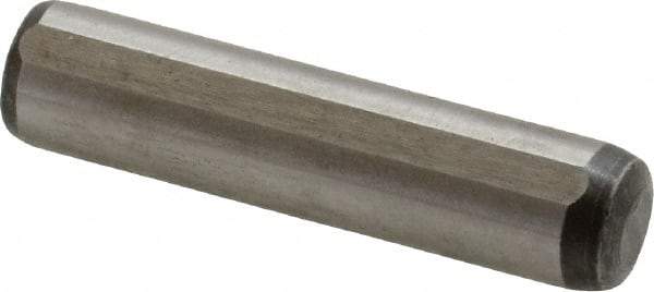 Value Collection - 8mm Diam x 35mm Pin Length Alloy Steel Pull Out Dowel Pin - C 57-63 Hardness, 1 Rounded & 1 Threaded End - A1 Tooling