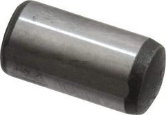 Value Collection - 10mm Diam x 20mm Pin Length Alloy Steel Pull Out Dowel Pin - C 57-63 Hardness, 1 Rounded & 1 Threaded End - A1 Tooling