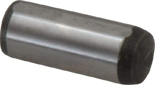 Value Collection - 10mm Diam x 25mm Pin Length Alloy Steel Pull Out Dowel Pin - C 57-63 Hardness, 1 Rounded & 1 Threaded End - A1 Tooling