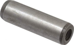 Value Collection - 12mm Diam x 40mm Pin Length Alloy Steel Pull Out Dowel Pin - C 57-63 Hardness, 1 Rounded & 1 Threaded End - A1 Tooling