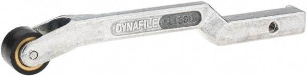 Dynabrade - 3/8" Wide Contact Arm - Offset Arm, 18" Belt Length x 1/2" Belt Width, Crowned, Rubber, 70" Contact Wheel Diam - A1 Tooling