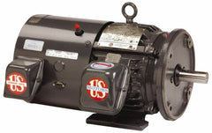 US Motors - 60 hp, TEFC Enclosure, No Thermal Protection, 3,570 RPM, 230/460 Volt, 60 Hz, Three Phase Premium Efficient Motor - Size 364 Frame, Rigid Mount, 1 Speed, Ball Bearings, 136/68 Full Load Amps, F Class Insulation, Reversible - A1 Tooling