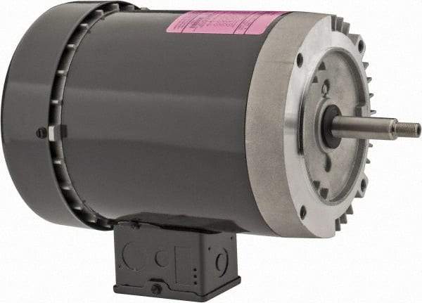 US Motors - 1/2 hp, TEFC Enclosure, No Thermal Protection, 3,500 RPM, 208-230/460 Volt, 60 Hz, Three Phase Standard Efficient Motor - Size 56J Frame, Rigid Mount, 1 Speed, Ball Bearings, 2-1.8/0.9 Full Load Amps, F Class Insulation, Reversible - A1 Tooling