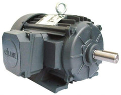 US Motors - 20 hp, TEFC Enclosure, No Thermal Protection, 1,755 RPM, 208-230/460 Volt, 60 Hz, Three Phase Energy Efficient Motor - Size 256 Frame, Rigid Mount, 1 Speed, Ball Bearings, 49.3-45.4/22.7 Full Load Amps, F Class Insulation, CCW Lead End - A1 Tooling