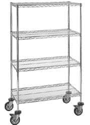 Quantum Storage - 48" Wide, 1" High, Open Shelving Wire Shelving Shelf - A1 Tooling