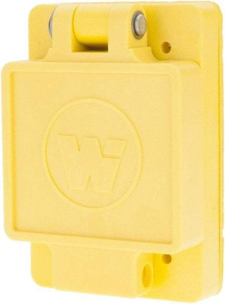 Value Collection - 480 VAC, 30 Amp, L16-30R NEMA, Ungrounded Receptacle - 3 Poles, 4 Wire, Female End, Yellow - A1 Tooling