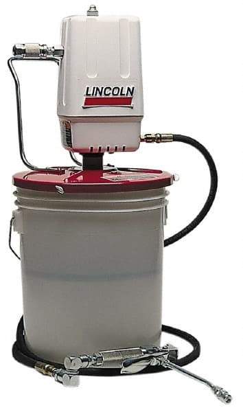 Lincoln - Grease Lubrication Aluminum Air-Operated Pump - For 25 to 50 Lb (Drum) & 35 to 50 Lb (Pail) Container - A1 Tooling