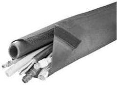 Made in USA - Cable and Hose Carrier Vinyl Hose Sleeve - 7 Inch Overall Diameter, Cut to Order Length - A1 Tooling