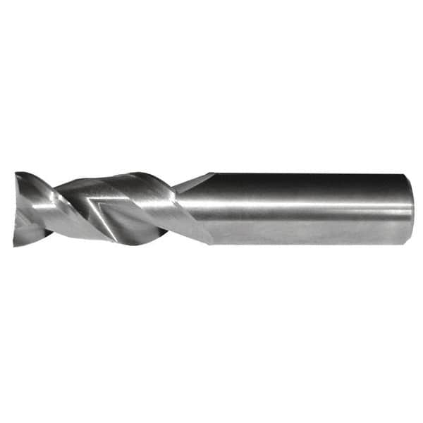 Kennametal - 3/8", 2 Flute, Single End, Solid Carbide, Corner Radius End Mill - 3" OAL, 45° Helix, Right Hand Flute, 1" LOC, Right Hand Cut - A1 Tooling