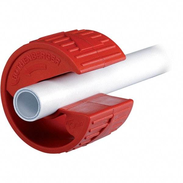 Rothenberger - 1/2" Pipe Capacity, Pipe Cutter - Cuts Plastic, PVC, CPVC, 2" OAL - A1 Tooling