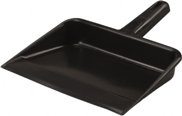 Vikan - 12" Wide Handheld Dustpan - Plastic Body, 5-5/8" Handle, Black - A1 Tooling