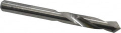 90° 2″ OAL Solid Carbide Spotting Drill Bright/Uncoated, 1″ Flute Length, 3/16″ Shank Diam, RH Cut, Series 404