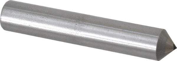 Made in USA - 1/4 Carat Cone Single Point Diamond Dresser - 2-1/2" Long x 7/16" Shank Diam, 90° Included Angle - A1 Tooling