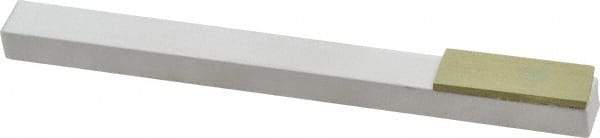 Made in USA - Super Fine, 1" Length of Cut, Single End Diamond Hone - 400 Grit, 3/8" Wide x 3/8" High x 4" OAL - A1 Tooling