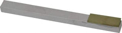 Made in USA - Super Fine, 1" Length of Cut, Single End Diamond Hone - 600 Grit, 3/8" Wide x 3/8" High x 4" OAL - A1 Tooling