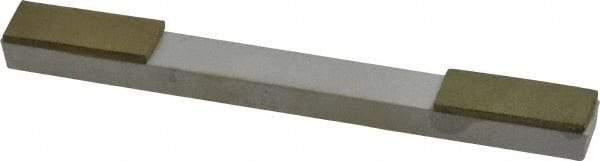 Made in USA - Very Fine, 1" Length of Cut, Double End Diamond Hone - 100 & 180 Grit, 3/8" Wide x 3/8" High x 4" OAL - A1 Tooling