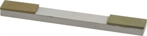 Made in USA - Extra Fine, 1" Length of Cut, Double End Diamond Hone - 180 & 320 Grit, 3/8" Wide x 3/8" High x 4" OAL - A1 Tooling