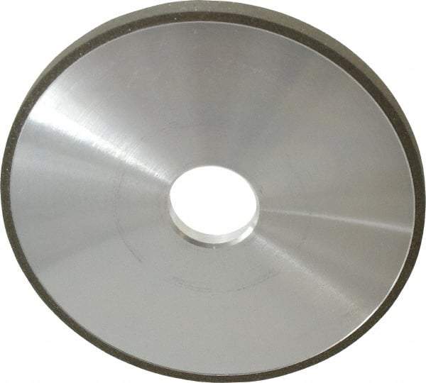 Made in USA - 6" Diam x 1-1/4" Hole x 3/8" Thick, 100 Grit Surface Grinding Wheel - Diamond, Type 1A1, Fine Grade - A1 Tooling