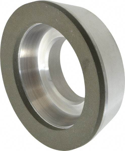 Made in USA - 3" Diam, 1-1/4" Hole Size, 7/8" Overall Thickness, 150 Grit, Type 11 Tool & Cutter Grinding Wheel - Very Fine Grade, Diamond - A1 Tooling