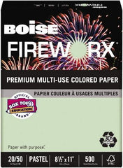 Boise - 8-1/2" x 11" Green Colored Copy Paper - Use with Laser Printers, Copiers, Plain Paper Fax Machines, Multifunction Machines - A1 Tooling