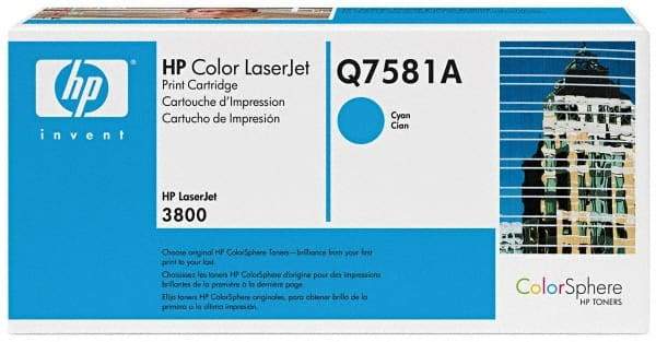 Hewlett-Packard - Cyan Toner Cartridge - Use with HP Color LaserJet 3800, CP3505 - A1 Tooling