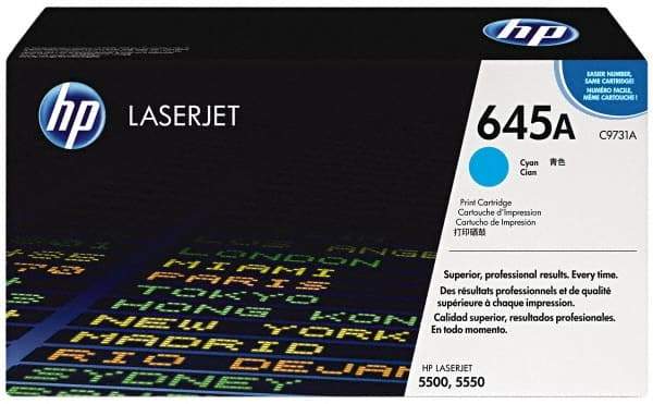 Hewlett-Packard - Cyan Toner Cartridge - Use with HP Color Laser Jet 5500, 5550 - A1 Tooling