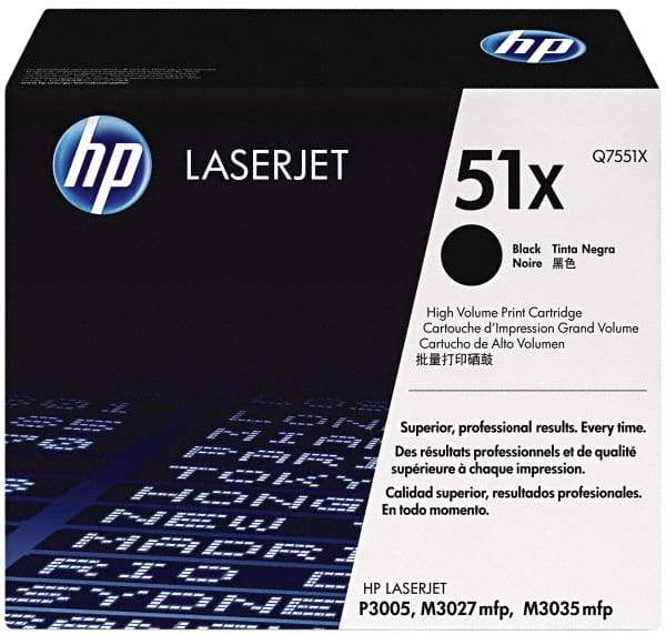 Hewlett-Packard - Black Toner Cartridge - Use with HP LaserJet M3027mfp, M3035mfp, P3005 - A1 Tooling