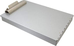 Saunders - 14-1/4 Inch Long x 9-3/4 Inch Wide x 3-1/2 Inch High, Clip Board - Silver - A1 Tooling