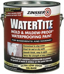 Zinsser - 1 Gal Bright White Semi Gloss Finish Latex Paint - 75 Sq Ft per Gal, Interior/Exterior, <400 gL VOC Compliance - A1 Tooling