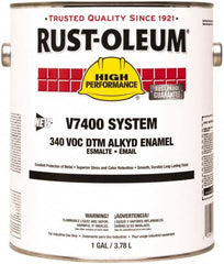 Rust-Oleum - 1 Gal Almond Gloss Finish Alkyd Enamel Paint - 230 to 425 Sq Ft per Gal, Interior/Exterior, Direct to Metal, <340 gL VOC Compliance - A1 Tooling