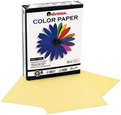 UNIVERSAL - 8-1/2" x 11" Canary Copy Paper - Use with Laser Printers, Copiers, Offset Presses, Spirit Duplicators - A1 Tooling