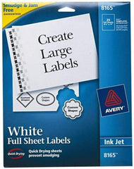 AVERY - 11" Long, White Paper Shipping Label - For Inkjet Printers - A1 Tooling