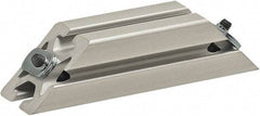 80/20 Inc. - 40mm Wide, Open Shelving Accessory/Component - Aluminum, Clear Anodized Finish, 160mm Long, Use with 4040 - A1 Tooling