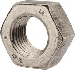 Value Collection - M33x3.50 Metric Coarse Stainless Steel Right Hand Hex Nut - 50mm Across Flats, 26mm High, Uncoated - A1 Tooling