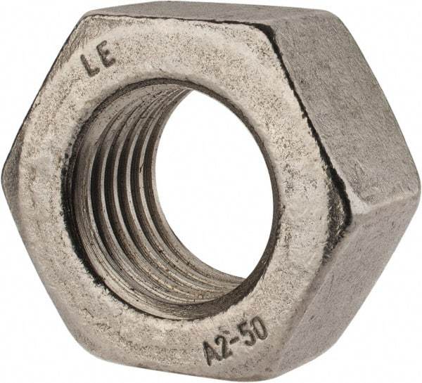 Value Collection - M36x4.00 Metric Coarse Stainless Steel Right Hand Hex Nut - 55mm Across Flats, 29mm High, Uncoated - A1 Tooling