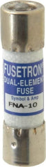 Cooper Bussmann - 125 VAC, 10 Amp, Time Delay Pin Indicator Fuse - Fuse Holder Mount, 1-1/2" OAL, 10 at AC kA Rating, 13/32" Diam - A1 Tooling