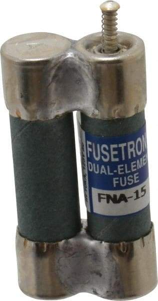 Cooper Bussmann - 125 VAC, 15 Amp, Time Delay Pin Indicator Fuse - Fuse Holder Mount, 1-1/2" OAL, 10 at AC kA Rating, 13/32" Diam - A1 Tooling