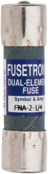 Cooper Bussmann - 250 VAC, 2.25 Amp, Time Delay Pin Indicator Fuse - Fuse Holder Mount, 1-1/2" OAL, 10 at 125 V kA Rating, 13/32" Diam - A1 Tooling