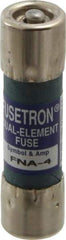 Cooper Bussmann - 250 VAC, 4 Amp, Time Delay Pin Indicator Fuse - Fuse Holder Mount, 1-1/2" OAL, 10 at 125 V kA Rating, 13/32" Diam - A1 Tooling