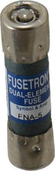 Cooper Bussmann - 250 VAC, 5 Amp, Time Delay Pin Indicator Fuse - Fuse Holder Mount, 1-1/2" OAL, 10 at 125 V kA Rating, 13/32" Diam - A1 Tooling