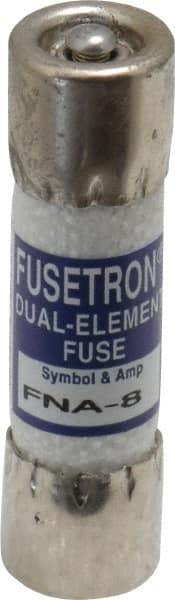 Cooper Bussmann - 125 VAC, 8 Amp, Time Delay Pin Indicator Fuse - Fuse Holder Mount, 1-1/2" OAL, 10 at AC kA Rating, 13/32" Diam - A1 Tooling