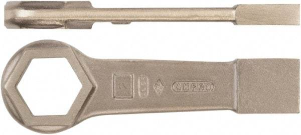 Ampco - 2-5/8" 6 Point Striking Box Wrench - Single End, 13-1/2" OAL, Aluminum Bronze - A1 Tooling