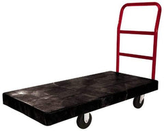 Rubbermaid - 2,500 Lb Capacity Structural Foam/Steel Platform Truck - Structural Foam Deck, 24" OAW, Polyolefin Casters - A1 Tooling