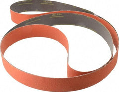 3M - 2" Wide x 132" OAL, 60 Grit, Ceramic Abrasive Belt - Ceramic, Medium, Coated, YF Weighted Cloth Backing, Wet/Dry, Series 777F - A1 Tooling