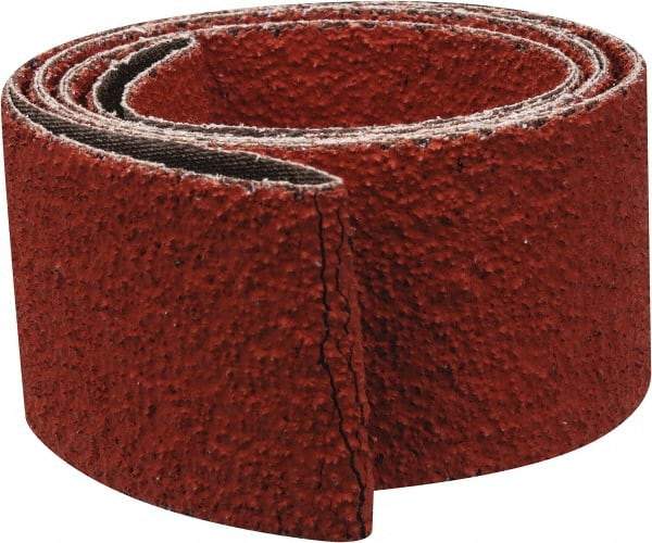 3M - 2" Wide x 72" OAL, 36 Grit, Ceramic Abrasive Belt - Ceramic, Very Coarse, Coated, YF Weighted Cloth Backing, Wet/Dry, Series 977F - A1 Tooling