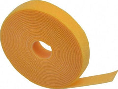 SpeedTech - 15' Long Yellow Nylon & Polyethylene Hook & Loop Strap - 50 Lb Tensile Strength - A1 Tooling