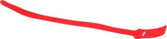 SpeedTech - 15" Long Red Nylon & Polyethylene Hook & Loop Strap - 50 Lb Tensile Strength - A1 Tooling