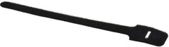 SpeedTech - 8" Long Black Nylon & Polyethylene Hook & Loop Strap - 40 Lb Tensile Strength - A1 Tooling