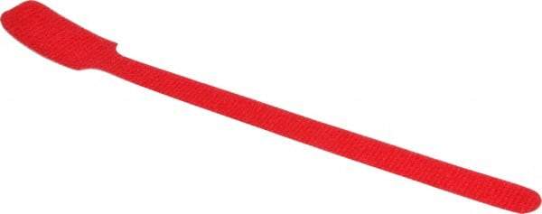 SpeedTech - 8" Long Red Nylon & Polyethylene Hook & Loop Strap - 40 Lb Tensile Strength - A1 Tooling